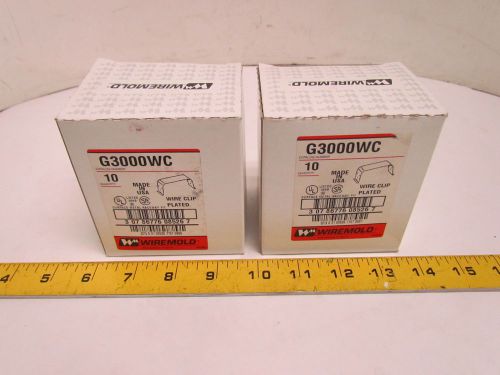Wire Mold G3000WC 3000 Raceway Wire Clip Lot of 20