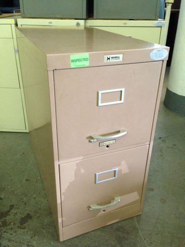 ***COMMERCIAL QUALITY 2 DRAWER LETTER SIZE FILE CABINET by HASKELL**PICK UP ONLY