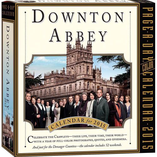 Downton Abbey 2015 Desk Calendar Page A Day Free Shipping New