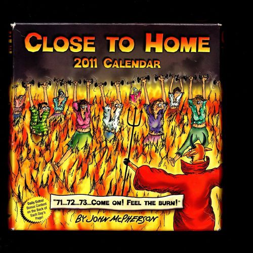 Close to home day-to-day 2011 desk calendar john mcpherson new for sale