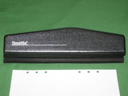 CLASSIC ~ Metal 6 HOLE PUNCH Time File PLANNER Organizer ACCESSORY Franklin 570