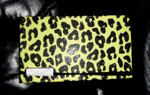 NOTE~PAD~STATIONARY~TODO~LIST~NEON~GLITTER~CHEETAH~GIFT~DESK~CYBER MONDAY~BOOK