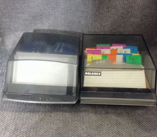 Rolodex Card Files Set Of 2 Labeled With Alphabet S – 310C