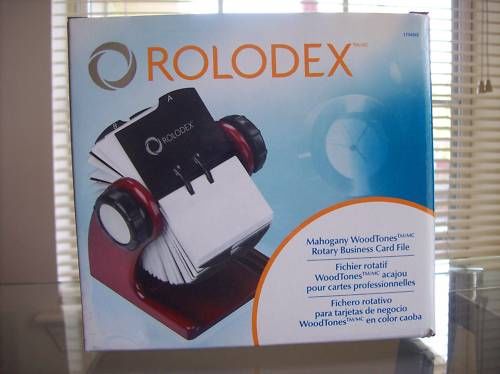 Rolodex 1734242 Rotary Card File, 200-Card Capacity:New