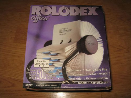 Rolodex 66727  Open Rotary File - 500 Card Capacity - Cards 3 x 5 inches