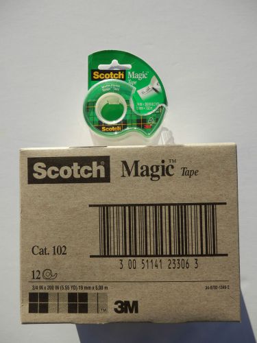 6 Rolls of Scotch Magic Tape  3/4 IN  * 1000 INCHES OF TAPE! SAME DAY SHIP* LOOK