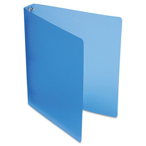 Translucent Flexible Binder with Round Rings, 1&#034; Capacity, Blue