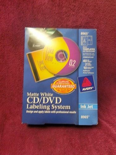 Avery 8965  CD / DVD Labeling System - stomper software Labels Case Inserts