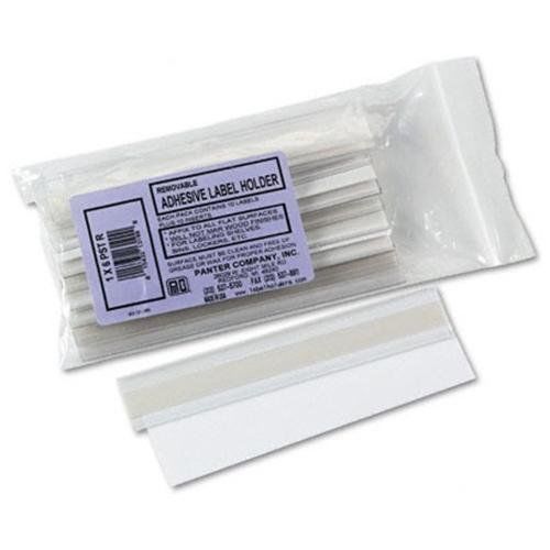 Panter Panco 1&#034; Adhesive Tube Label Holders - Plastic - 10 / Pack - (pst1r)