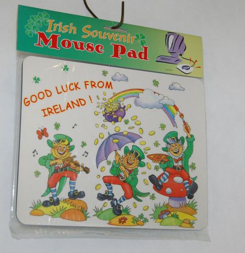 Kiddiefun 5846 Good Luck From Ireland Mousepad 3 Leprechauns