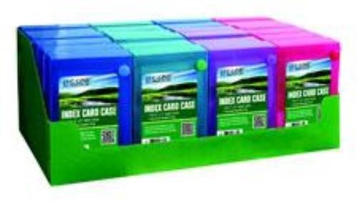 Specialty Index Card Case for 3&#039;&#039; x 5&#039;&#039; Index Cards Assorted Colors 24 Count