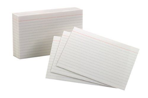 New pendaflex oxford ruled index cards  4 x 6 inches  white  1000 cards (41) for sale