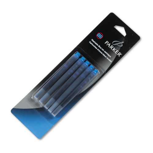 Parker Pen Refills Cartridge Washable Ink Parker Fountain Pens Blue Ink 5/Pack