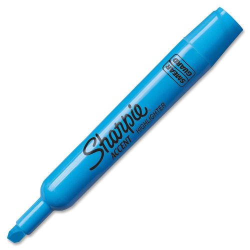 New sharpie 25010 accent tank-style highlighter, fluorescent blue, 12-pack for sale