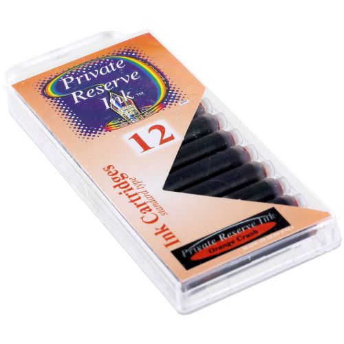 Private Reserve Ink Short International Ink Cartridges Pack of 12 - Orange Crush