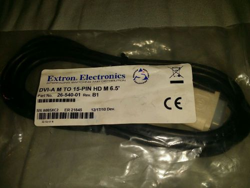 Extron DVI-A M to 15-Pin HD M 6.5&#039; Cable (26-540-01)