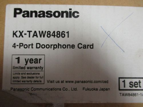 NEW Panasonic KX-TAW848 Advanced Hybrid System KX-TAW84861 DPH4 Door Phone Card