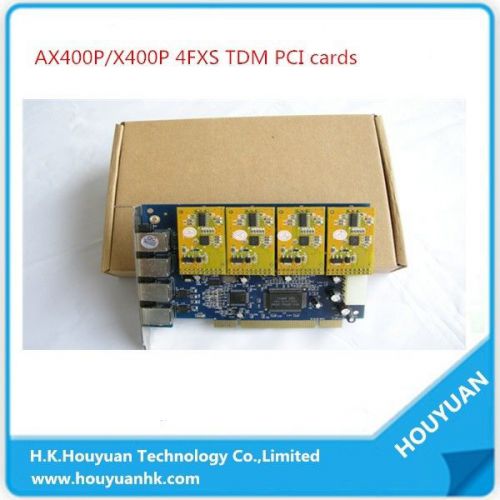 4FXS module Digital Voice Card TDM400P Work with Asterisk trixbox elastix ax400p
