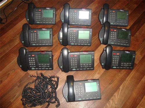 LOT OF 10 - NORTEL NETWORKS - OFFICE - BUSINESS TELEPHONE PHONE - MODEL M3904