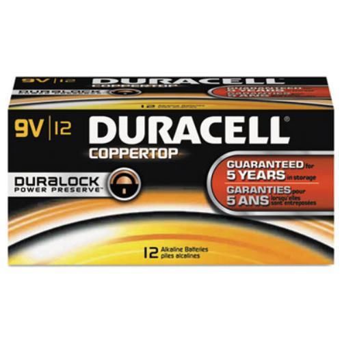 Duracell MN1604BKD Coppertop Alkaline Batteries With Duralock Power Preserve