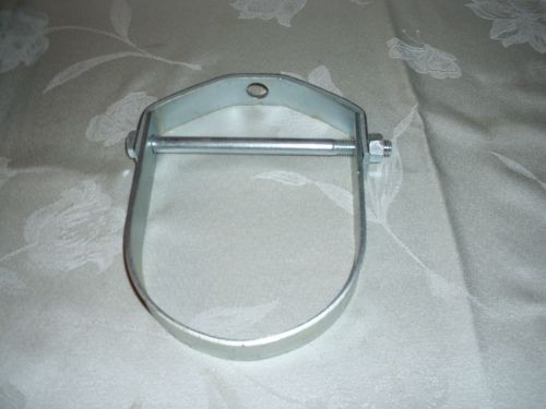 (7) 5&#034; adjustable clevis hangers galvanized steel for sale
