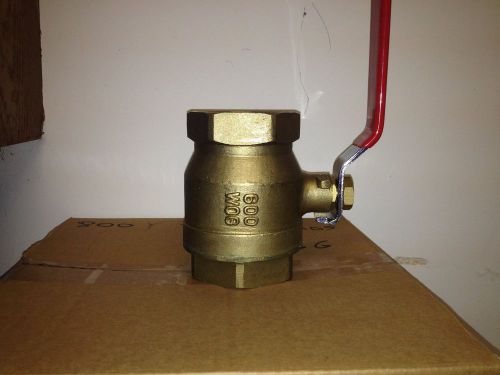 2.5 inch brass full port ball valve