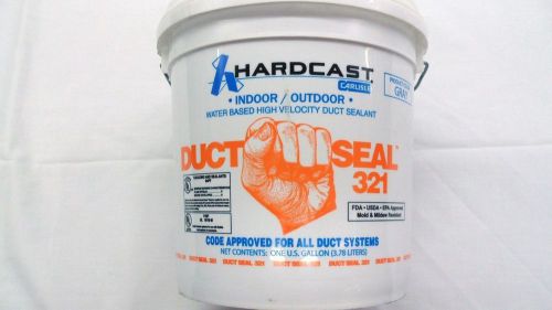 NOS 1 Gal Hardcast Carlisle Water Based High Velocity Duct Seal 321Gray Sealant