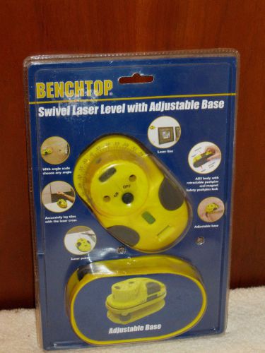 NEW • Benchtop Swivel Laser Level with Adjustable Base•Angle scale•Point•Lines