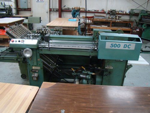 Baum 500DC19X25 Paper Folder W/ Pile Feeder And Right angle