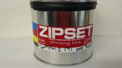 Zipset ink pms 191 red