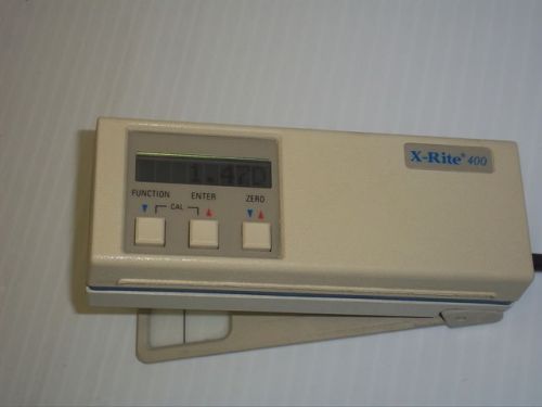 X-rite 400 400bs-35 reflection densitometer w/ x-rite se30-61 ac/dc adapter for sale