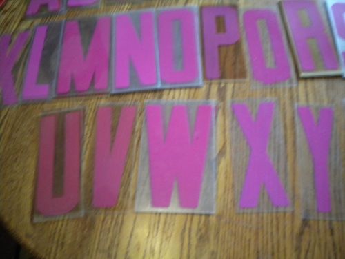 9 inches Purple Letters For Exterior Marquee Signs