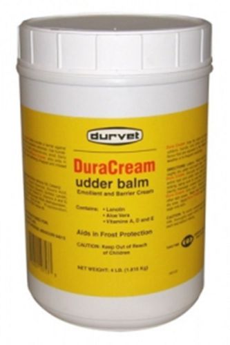 Duracream Udder Cream 4 Lbs Dairy Soreness Chapping Cattle Cows Teats Non-Greasy