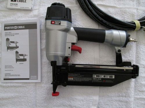 Porter Cable Finish Nailer.  Model: FN250SB + Hose/ Instructions/ New in the Box