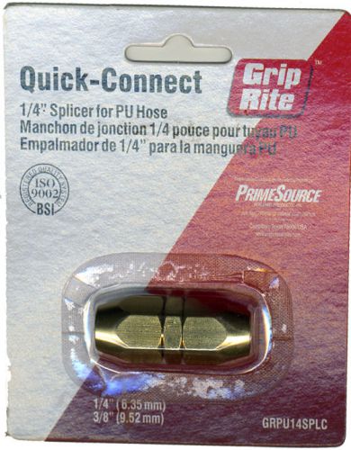 Grip-Rite GRPU14SPLC 1/4&#034; Splice for Polyurethane Hose