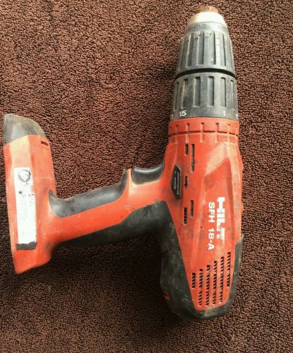 hilti hammer drill sfh 18-a for parts or repair