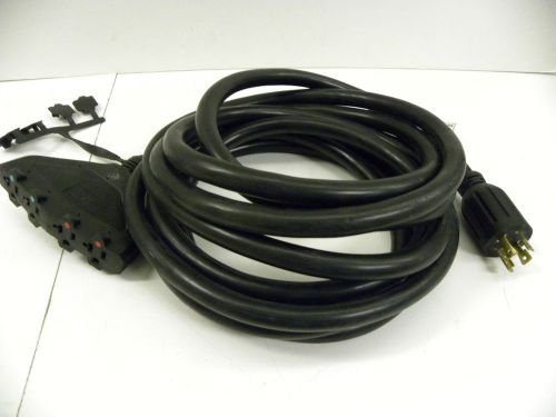 GENRATOR POWER CORD 4 PRONG MALE  OUTLET FEMALE 20 FT LONG 30 AMP #10 WIRE