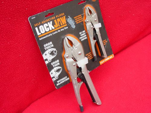 80200 2 pc lock jaw. automatic locking pliers - 10&#034; curved, 6&#034; curved new for sale