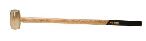 ABC Hammers Brass Sledge Hammer, 8-Pound, 32-Inch Hickory Wood Handle, #ABC8BW