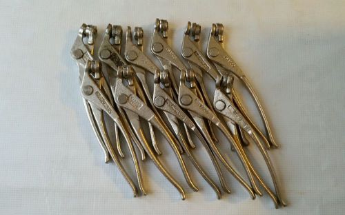 AVIATION TOOLS 11 PIECE LOT OF CLECO PLIERS BY USATCO AIRCRAFT TOOL