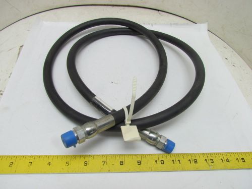 Parker 540N-6 Hydraulic Hose with ends Both male 2250PSI 3/8&#034;NPT 72&#034;