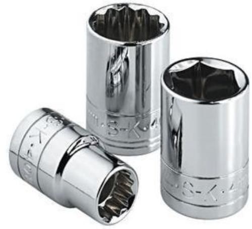 NEW SK Hand Tool 314 6 Point 14mm Standard Drive Socket, 3/8-Inch, Chrome