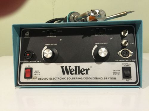 Weller DS2000 soldering and desoldering station