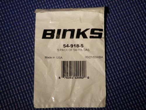 BINKS 54-918 Gas     (lot of 45 seals)