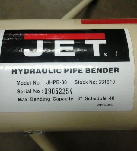Jet Hydraulic Pipe Bender