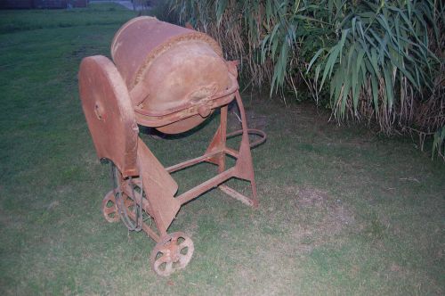 ANTIQUE CEMENT MIXER  HORSE HIT -OLD ESTATE-NO RESERVE-