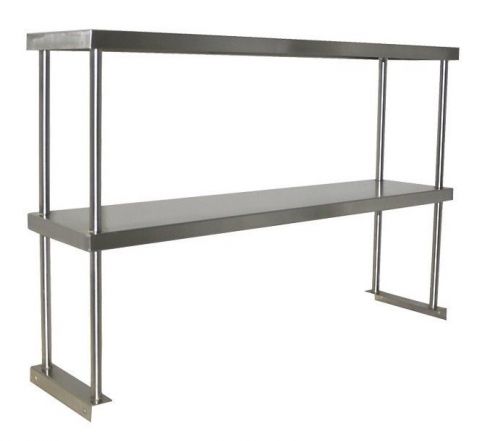 60&#034;x12&#034; Double Over Shelf ALL Stainless NSF Storage NEW Restaurant Grade 2 Tier