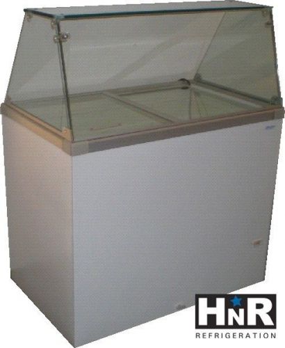 New!! fricon 40” 6 flavor ice cream/gelato dipping cabinet - free shipping for sale