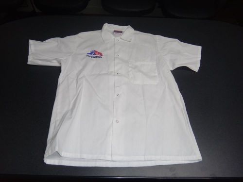 Chef&#039;s Jacket, Cook Coat, with AIR FORCE SERVICES, Sz M  NEWCHEF UNIFORM