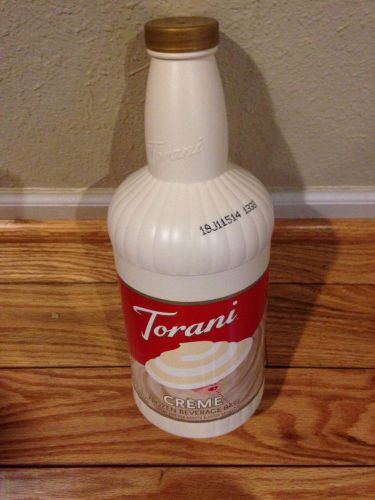 Torani - 64 oz Creme Frozen Beverage Base